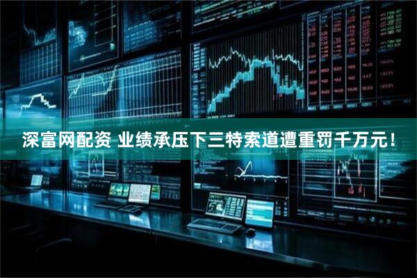 深富网配资 业绩承压下三特索道遭重罚千万元！